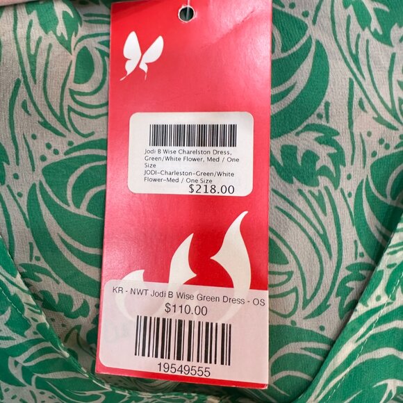 Jodi B. Wise Green Sheer Dress - Picture 4 of 4